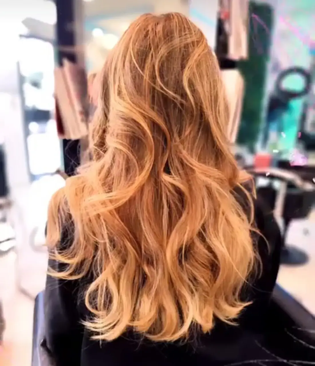 Balayage cuivré