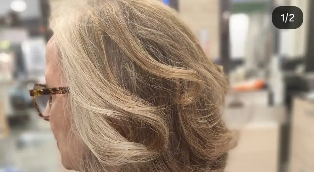 Cheveux poivre et sel